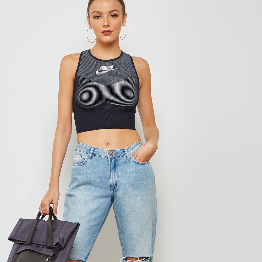 NWT Nike Tech Knit Crop Top - Picture 6 of 7